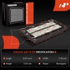 Filtro de aire de motor A-Premium compatible con Mazda 3