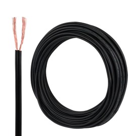 GREATIDE 12/2 Low Voltage Landscape Lighting Wire, Outdoor Direct Burial Cable, 12 Gauge 2 Conductor, 100 Feet