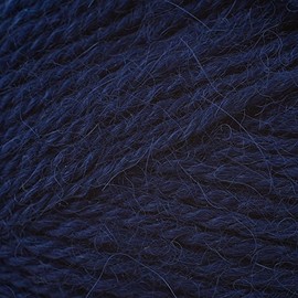 Alpaca Drops Knitting and Crochet Yarn, 4-Ply Weight 5575 Navy Blue