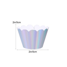 48 Pcs Rainbow Cupcake Liners Cupcake Wrappers Holders Muffin Liners Baking Cups Cupcake Papers Baking Cups for Wedding Birthday Party Decoration