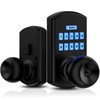 Hidalife Smart Door Knob with Keypad, Keyless Entry Door Lock