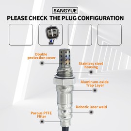 Sangyue Upstream Oxygen O2 Sensor 1 for 2002-2008 Lexus ES300 ES330 RX330 RX400H 3.0L/3.3L; 2003-2004 4Runner 4.0L; 2004-2007 Highlander 3.3L