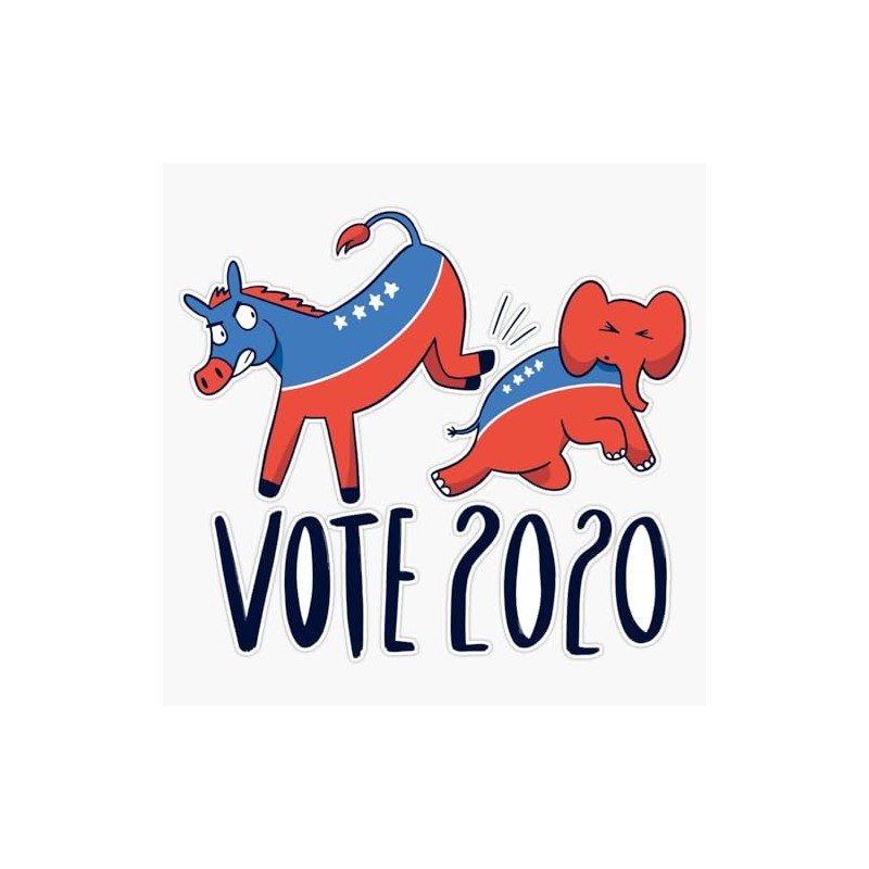 LAD Studio Vote 2020 Election Sticker Bumper Sticker Vinyl Decal