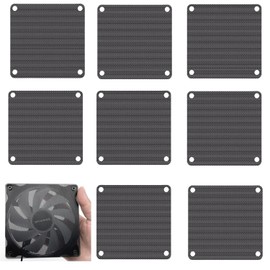 10 Pcs PC Dustproof Grille Mesh Replacement Case Fan Filter Dustproof Mesh PC Fan Case 12x12cm