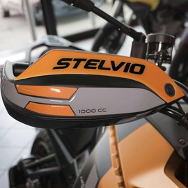 labelbike - 3D Resin Sticker Motorcycle Decorations and Hand Guard Compatible with Moto Guzzi Stelvio 2024