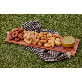 DELE FOODS Mandoca Pop (1 Bag), Corn & Plantain Round Pre Cooked dough filled with Cheese, Typical Venezuelan Recipe, Delicious Snack for all the Family (Bag of 40 Units 24 Oz. - 1.5 Lbs)