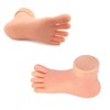 Baluue 1pc Plastic Foot Model Nail Art Practice Tool Real
