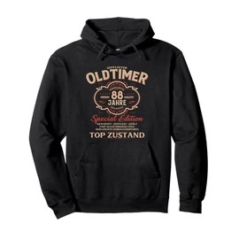 88th Birthday Gift Vintage 1940 88 Deco Classic Car Funny Pullover Hoodie