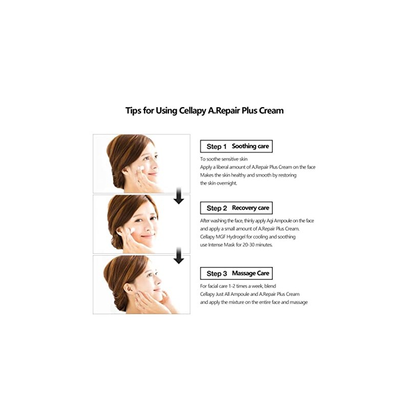 [Cellapy] A.Repair Cream 1.69 fl.oz. for Irritable Sensitive Dry Skin,