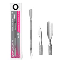 STALEKS PRO by Natury Nails Cuticle Pusher Manicure Pedicure Stainless Steel Smart 51/2