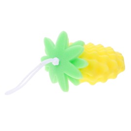 Gatuida 1Pc Cartoon Exfoliating Bath Scrubber Sponge Soft Pineapple Shower Brush for Bathing Gentle Massage Tool for Newborns and Easy to Store and Use