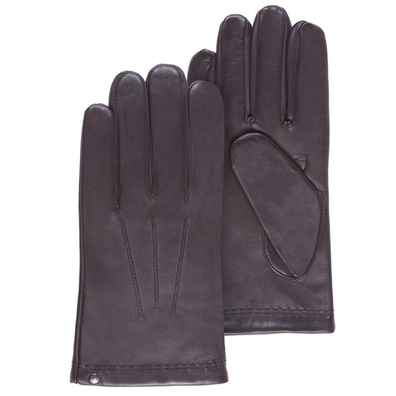 isotoner Women's Leather Gloves, brown