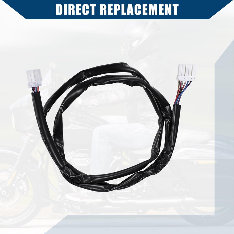 Hihaha Motorcycle Rear Fender Taillight Wiring Harness for Harley Davison