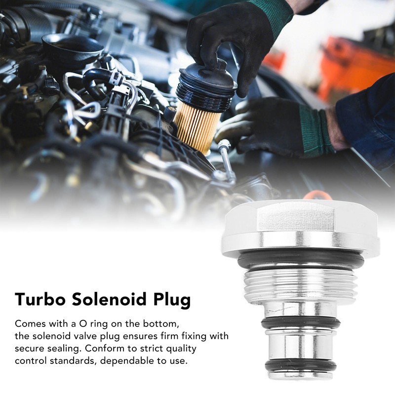 Turbo Solenoid Plug BWD 012 Aluminium Engine Valve Plug Billet