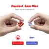 16 mm 6-Sided Dice Set, Six-Sided Dice, Opaque Acrylic Dice