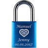 ♥ Love Goals Engraved Love Padlock with Engraving | Individual