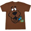 Scooby Doo Face Adult T-Shirt-X-Large