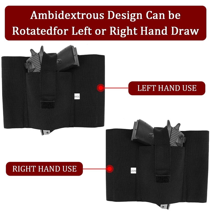 Accmor Ankle Holster for Concealed Carry, 2 Pack Elastic Leg