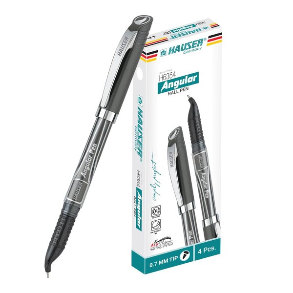 HAUSER Angular Pen - Precision 0.7mm Tip | Ergonomic Bent