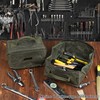 Canvas Tool Bag, Zippered Tool Pouch with Handle, 16 oz