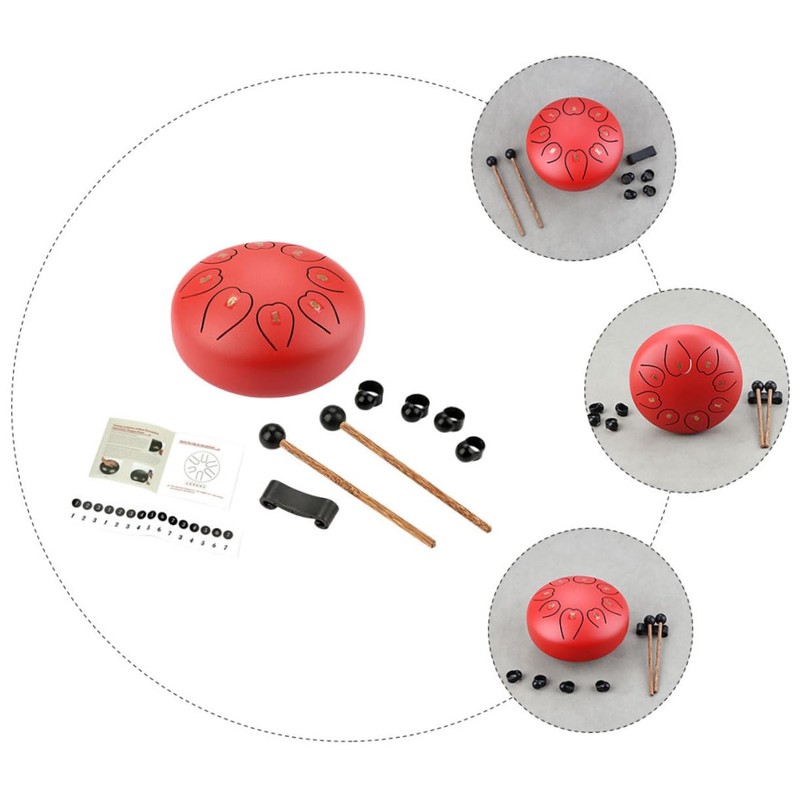 SUPVOX Beginner's Ethereal Drum Portable Hand Drum Tongue Percussion Perfect