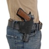 New Barsony Black Leather Yaqui Style OWB Holster for Springfield