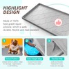 SIKADEER 19" x 19" Under Sink Mat Waterproof, Silicone Mat