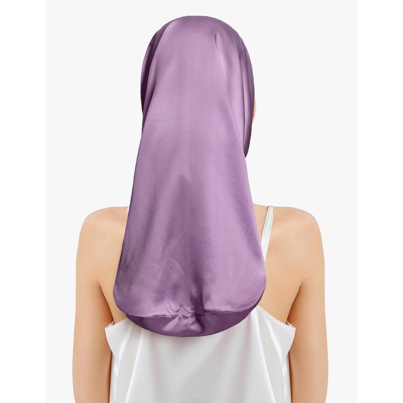 LilySilk 100% Silk Bonnet Mulberry 19 Momme Silk Sleep Cap
