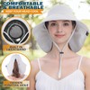 EINSKEY Women's Sun Hat with Neck Flap, UPF 50+ UV