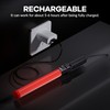 E-riding 2 Pack 16 Inch Rechargeable Traffic Wand, Red Traffic