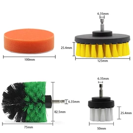 Electric Drill Brush, 28-Piece Set, GOH DODD Polisher Buff Car Wash Brush, Electric Cleaning, Rotary Brush, Sponge Buff Attachment, Tire & Bike Cleaning Brush