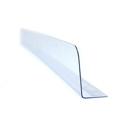 Stick On Gondola, Wood, Metal or Glass Shelf Dividers with Self Adhesive Tape, 1" H X 18" L, 100 Pack