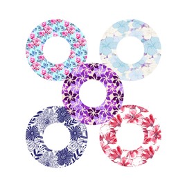 GrifGrips CGM Covers Adhesive Patches — Waterproof Spot 3" Overpatch CGM Tape Sensor Covers Patches Compatible for Libre 2 - Pre-Cut Design, Extreme Adhesive Formula - 5Pc