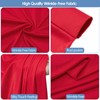ESGOTBME 10x12ft Wrinkle Free Red Backdrop Curtain for Parties Soft