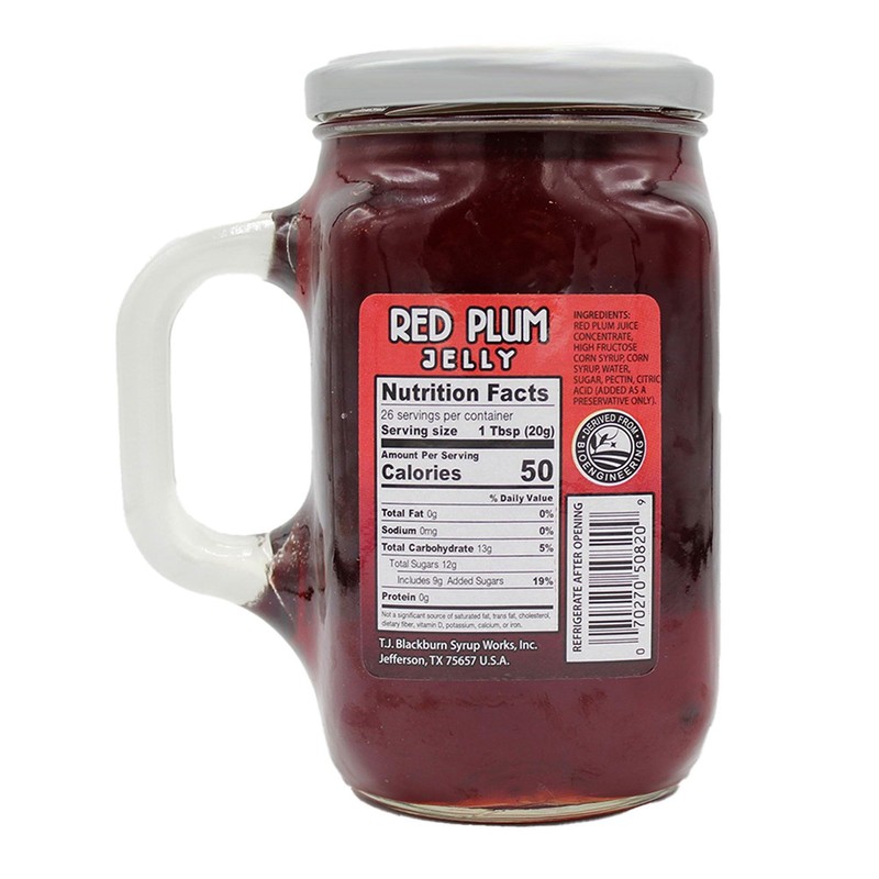 Blackburn's Red Plum Jelly in Reusable Glass Cups (2 Pack)