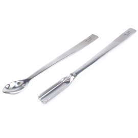blueINOX 2-Piece Serving and Dosing Spoon Set Stainless Steel