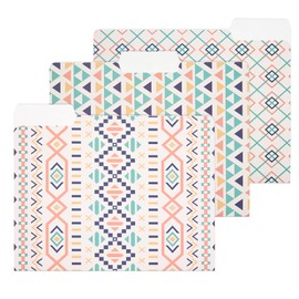 Y YOMA 12 Pack Decorative File Folders Letter Size File Folder with 1/3-Cut Tab Cute Pretty Colored Heavyweight Filing Folder File Organizers for Office School Home Desktop, Indian Style