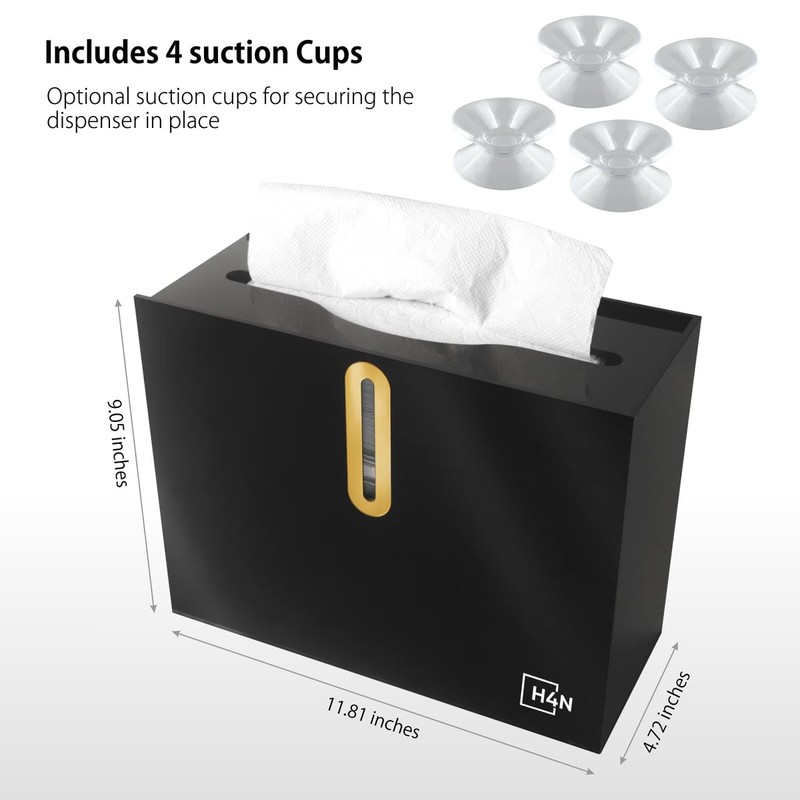 H4N Multifold Hand Paper Towel Dispenser Countertop, Compact Design, Single
