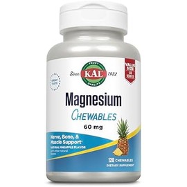 Kal Masticables de Magnesio - Citrato de Magnesio para