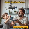 DEERC Apache RC Helicopter for Kids & Adults, Military Remote