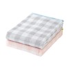kosugizen Mini Bath Towel, Clair Checker, 19.7 x 39.4 inches