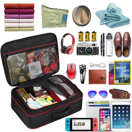 Mogplof Carry on Backpack for Men, 19.5"x14"x6" Expandable Travel Backpack Flight Approved, Extra Large Backpack Suitcase, Water Resistant Luggage Backpack Fit for 17 17.3 Inch Laptop, Black