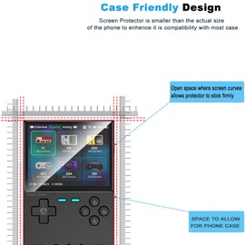 Natbok 2 Pack Compatible with Trimui Brick Screen Protector,Full Coverage 9H Tempered Glass Film,HD Clear Scratch Resistant,Bubble-Free for Trimui Brick Retro Game Screen Protector