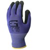 Better Grip Ultra-Thin BGSBL1 Nylon Sandy Latex Coated Work Gloves,
