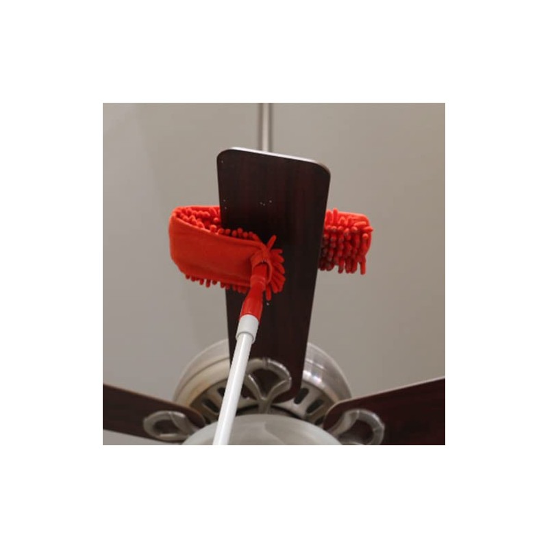 Ettore 32001 Microfiber Ceiling Fan Duster with Extension Pole, color