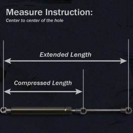 Unbranded (2) Tailgate Hatch Lift Supports Shock Fits 2000-2007 Ford Focus Mazda 6 Wagon
