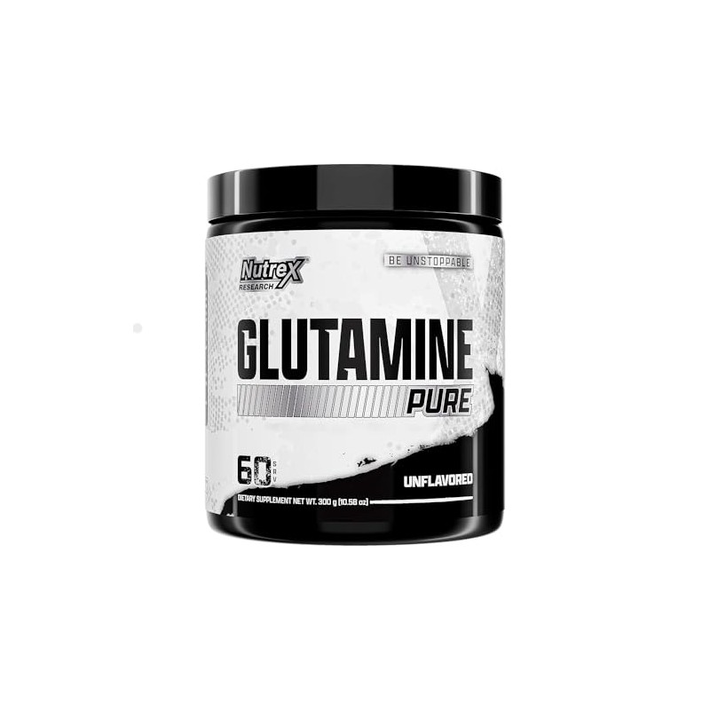 Nutrex Research L-Glutamina en polvo 60 porciones - L-glutamina pura