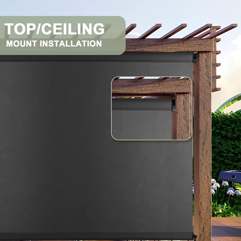 Universal Replacement Mounting Brackets of Exterior Sun Shades Outdoor/Indoor Roller