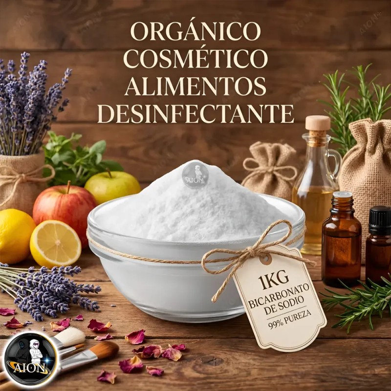 Bicarbonato Sodio Orgánico Grado Alimenticio Y Cosmético