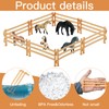 Xrten 40Pcs Corral Fencing Panel Accessories, Playset with Horse Paddock